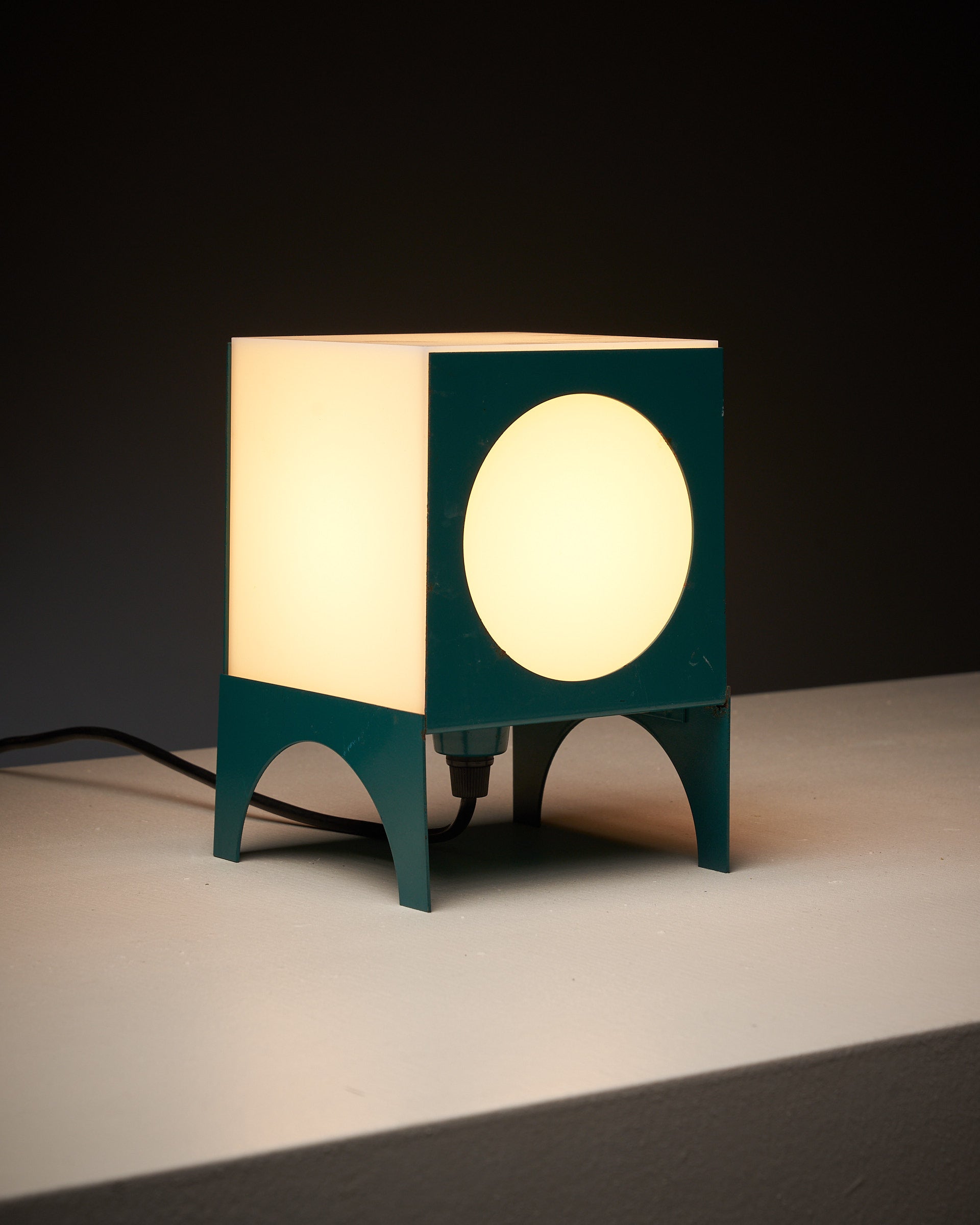 Cuboid Table Lamp by BAG Turgi and designer Chris Moor