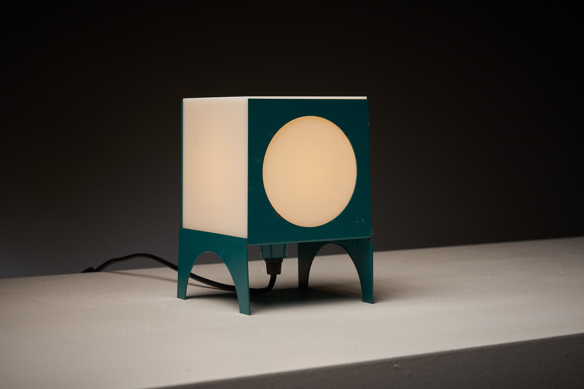 Cuboid Table Lamp by BAG Turgi and designer Chris Moor