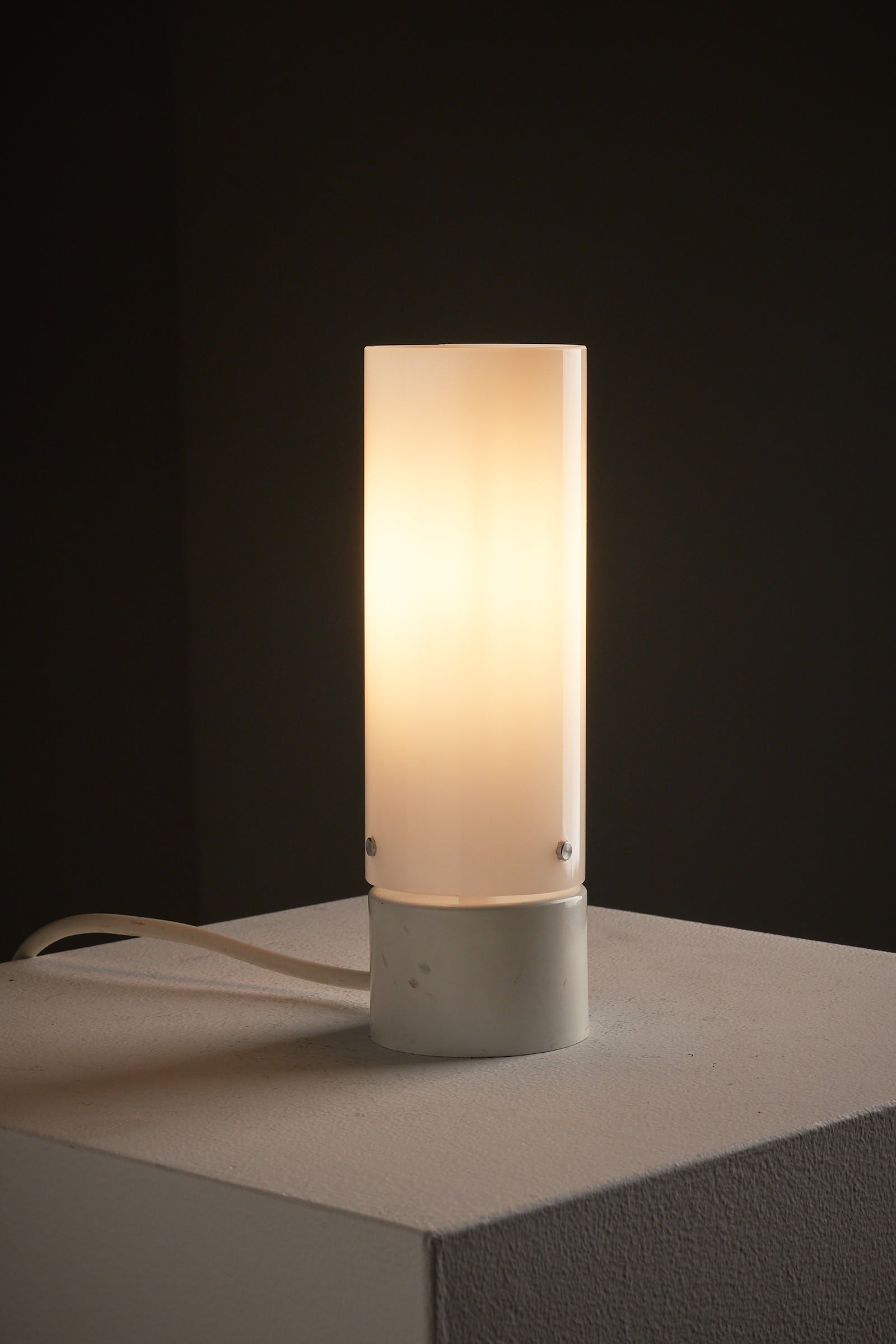 Cylindrical Table Lamp by Kontakt-Werkstätten